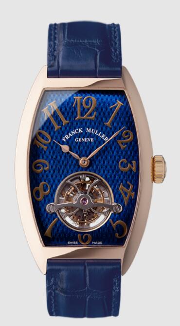 FRANCK MULLER CINTREE CURVEX TOURBILLON 30th 2851TDAM 3N Blue Replica Watch